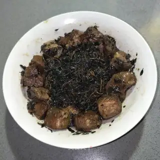 Steaked meat