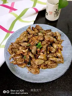 Ridiculous barbecued chicken heart