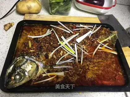 Garlic roasted fish
