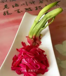 Frozen dragon-fruit