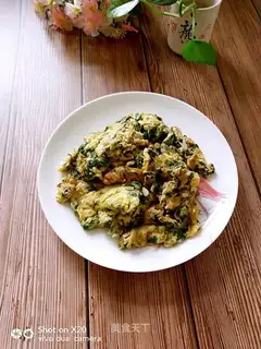 Pumpkin fried eggs