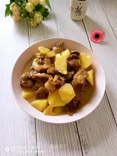 Goose stew potatoes