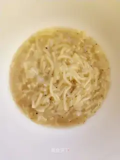 Cod mushroom baby noodles