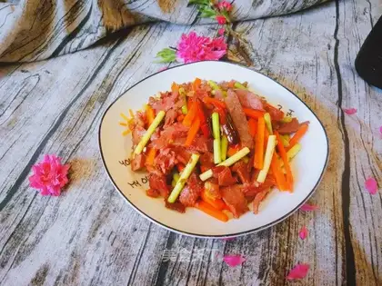Beef and garlic