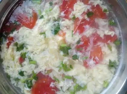 Tomato egg soup