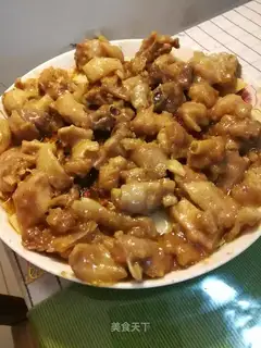 Freshly steamed chicken