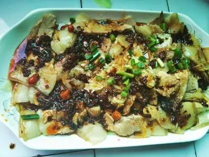 Garlic white meat