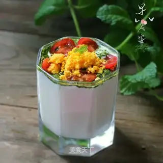 Tea yogurt