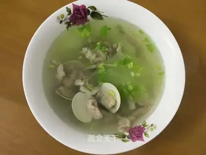 A cucumber soup