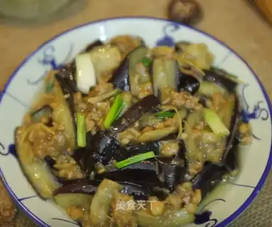 Bean sauce, pork and eggplant