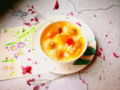Plum porridge