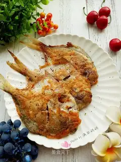 Fried mackerel
