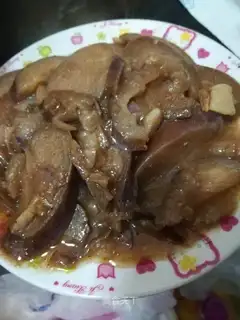 Fried eggplant