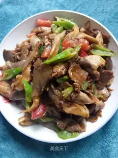 Pumpkin fried meat