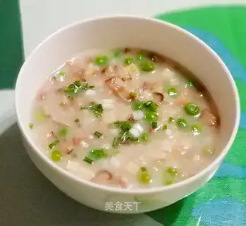 Green bean mushroom oatmeal