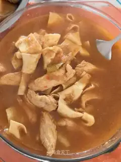 Soccer sauce and chicken tofu