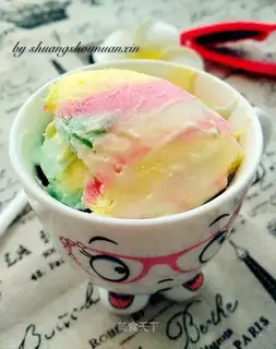 Rainbow ice cream