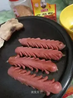 Roast hot dogs