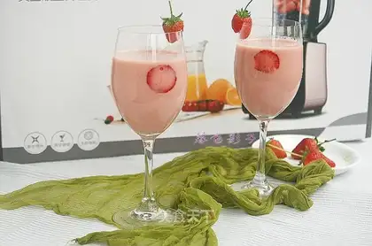 Pink milkshake