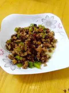Mushroom fried meat