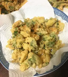 Mint-flavored shrimp