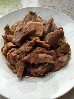 A big pot of lamb stew