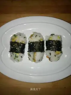 Pumpkin egg rice
