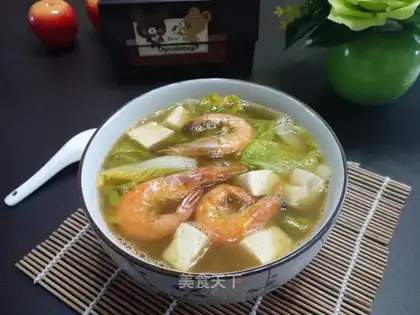Scrambled bean soup