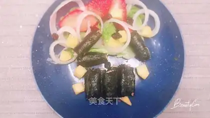 Seaweed shrimp roll