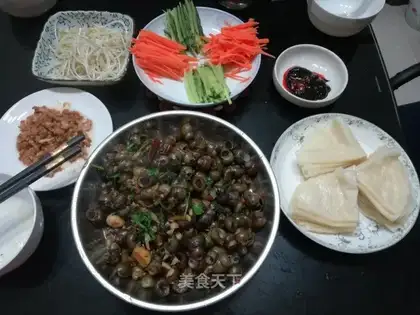 The dumpling skins are super hotcakes