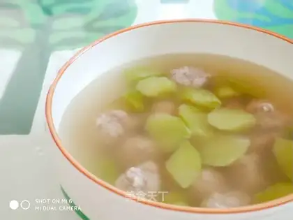 Porkball soup