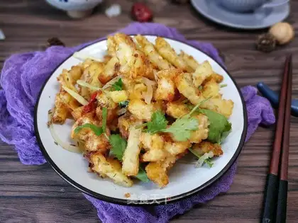 Dry potatoes