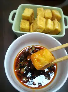 Creamed eggs, tofu