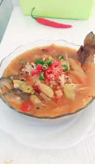 Sour spicy fish soup