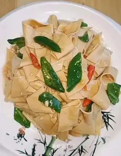 Chili bean skin