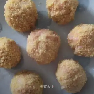 Steam rice balls