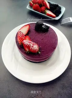 Strawberry salve mousse