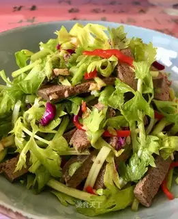 Celery with liver