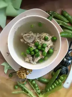 Blue Bean Bones soup