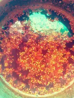 It's homemade spicy