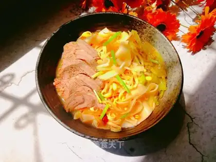 Lamb noodles