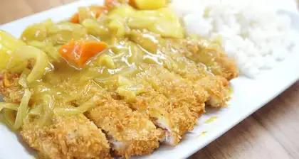 Japanese curry pork chops