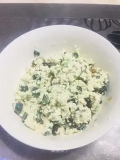 A simple tofu version of leather eggs