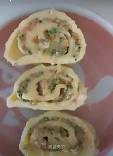 Shrimp rolls of broccoli