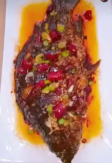 Dry-burned mackerel