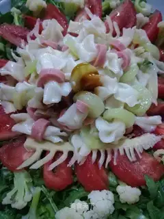 Double butterflies salad