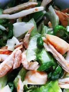 Low fat vegetable salad