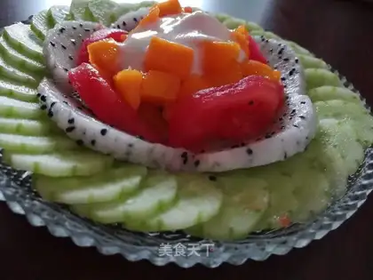 Sour yogurt salad