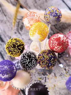 Chocolate lollipop