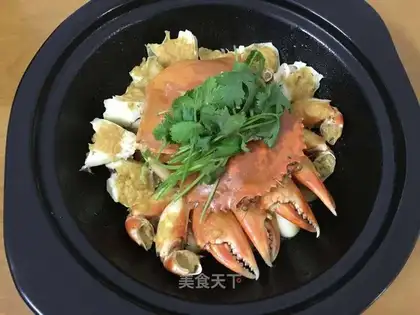 Crab with bean sauce